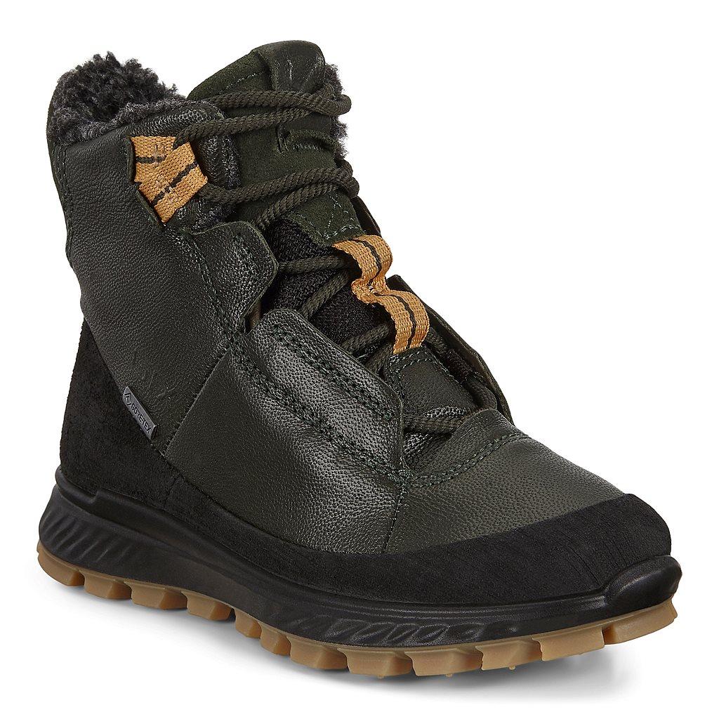 Ecco Exostrike Boys Outdoor Boots In Black - India IFD-149023